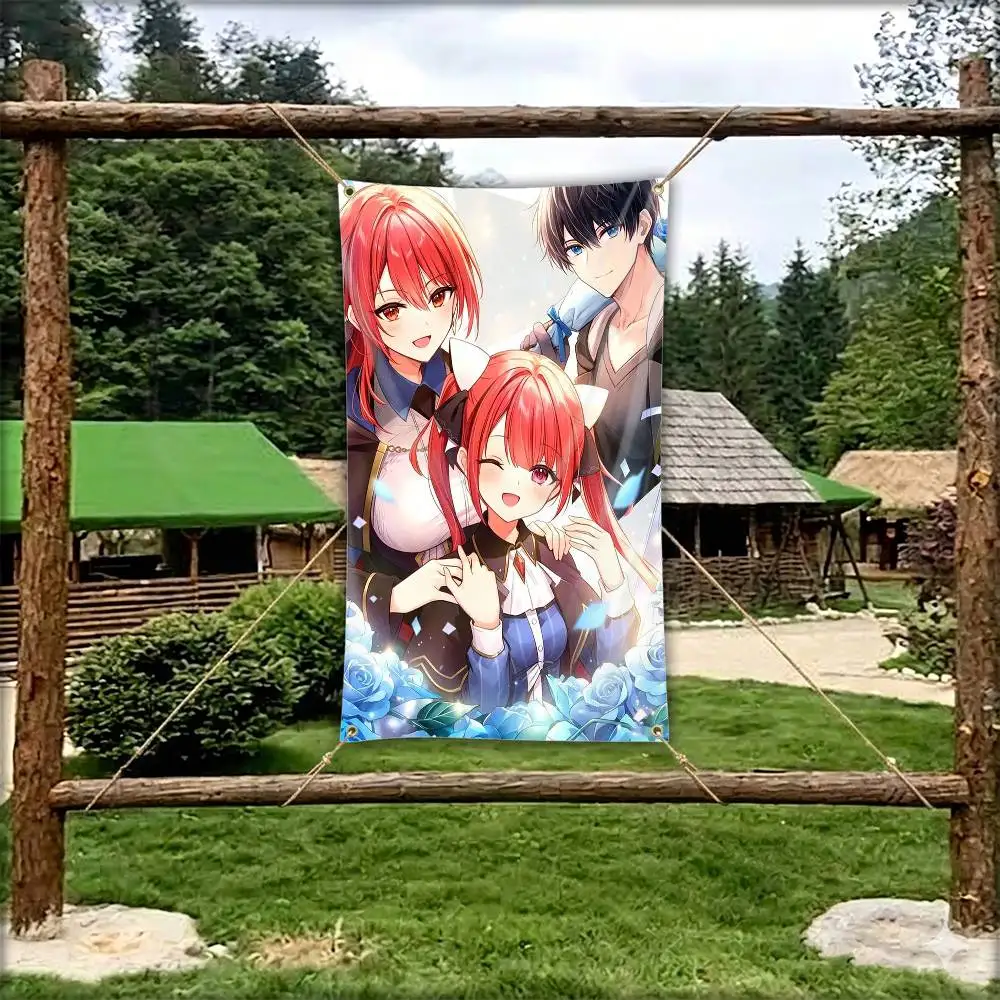 Orun Dura Jack-of-All-Trades Anime Flag Tapestry Banner for Bedroom Living Room Outdoor Camping Custom Supported