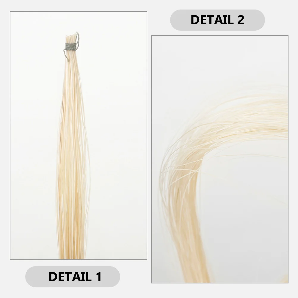 

Violin Bow Hair Horsetail Comb Replace for Equestrian Bows Replacement Accessories