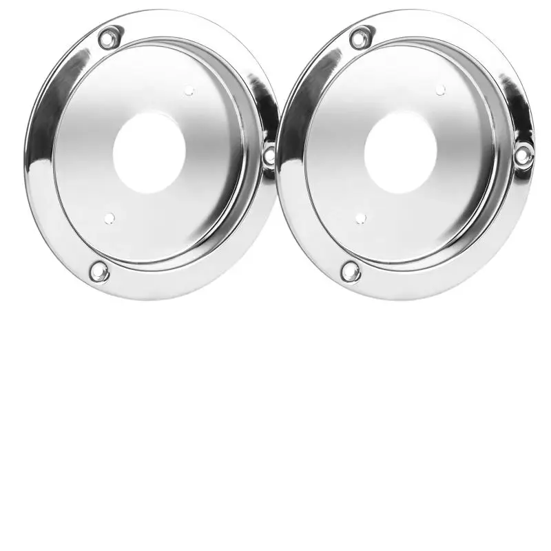 Watermelon Lights Mounting Bracket Tail Light Side Marker Light Chrome Bezel Rear Holder For RV Truck Trailer Bus Pickup Tractor