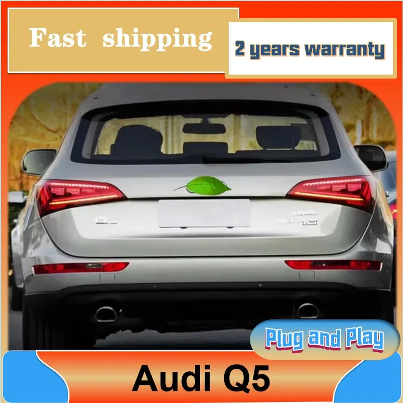 

Стайлинг автомобиля для Audi Q5, задний фонарь 2008-2018 Q5, задние фонари, задние DRL, указатель поворота, стоп-туман, задний фонарь
