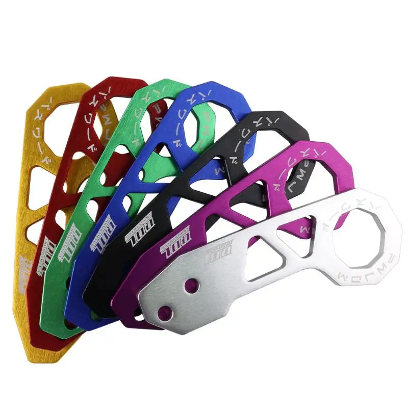 Aluminum Alloy Rhombic Racing Rear Tow Hook Universal Towbar Fit Jazz GK5 Civic Auto Exterior Decor