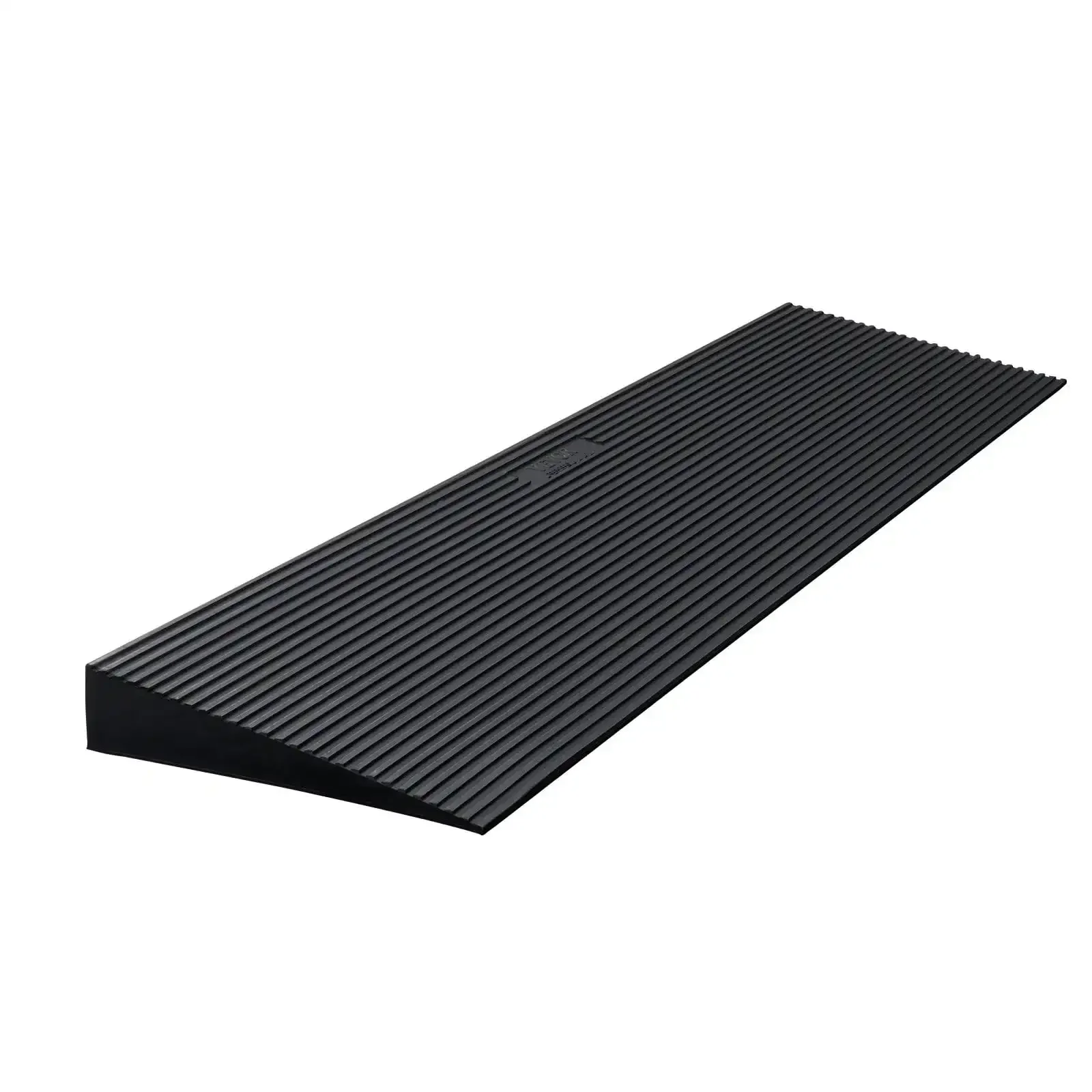 Rise Cuttable Threshold Ramp for Sweeping Robot, 35.4" Wide Natural Rubber Wheelchair Ramp, Non-Slip Solid Rubber Ramp