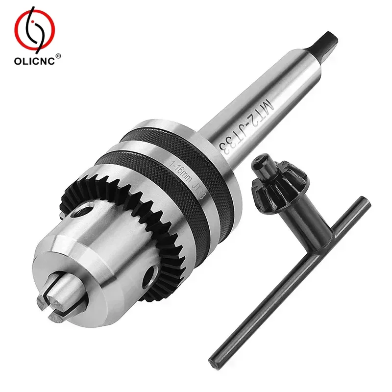 

High Precision Industrial Wrench Drill Chuck 1Sets Mt2-Jt33 1-13mm Press Chuck Drilling Machine