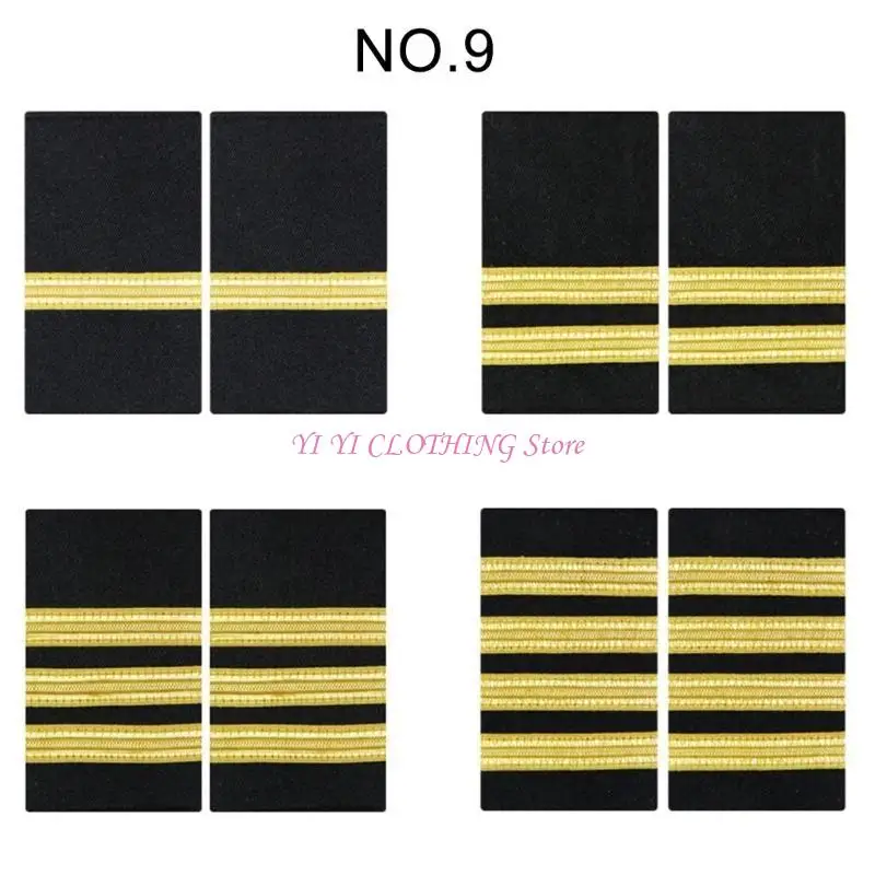 

N5KF погоны на плечо, золотые аксессуары для униформы безопасности, капитанские профессиональные погоны охранника, капитан