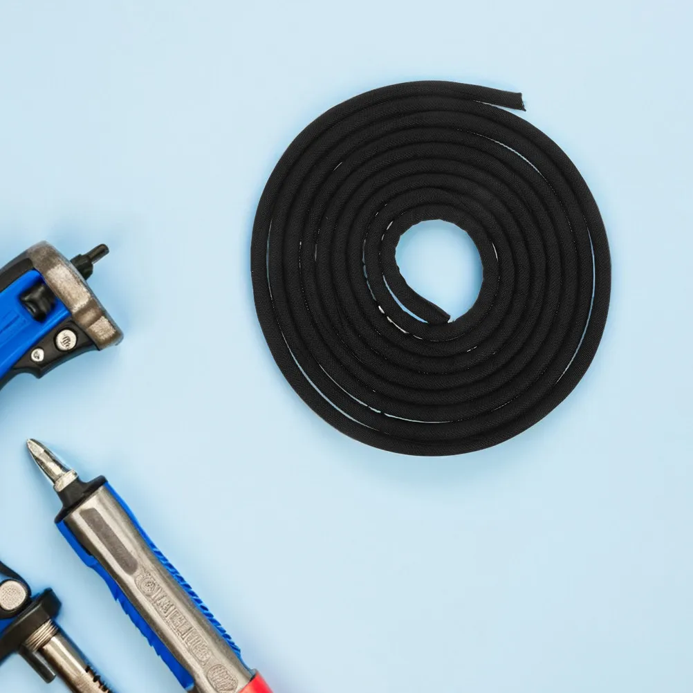 Wire Sleeve Cover Organizer Wire Protector Tubing For Cat Owner Black Polyester Self Wrapping Cable Pet Chewing