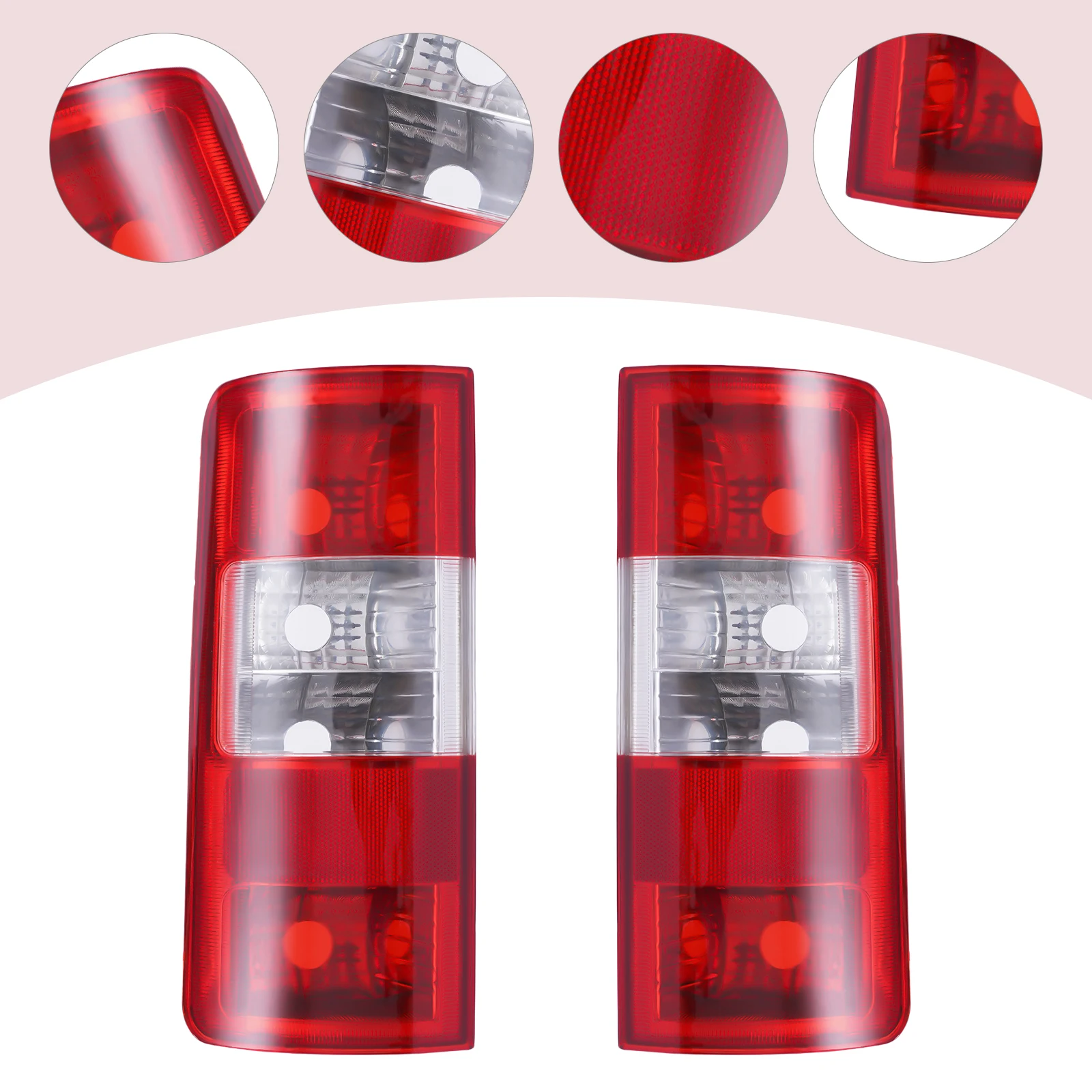 

[Left or Right] Rear Tail Lights For Ford Transit Connect 2010 - 2013 Red Tail Lamp Energy-saving Cool Outlook Car Accessories