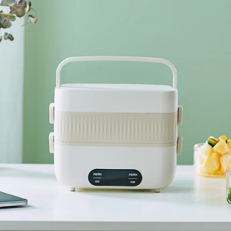 Electric Lunch Box 1.5L Double-layer Four-gallery Portable Office Worker Steamer Can Be Plugged In To Keep Warm DH24FC813