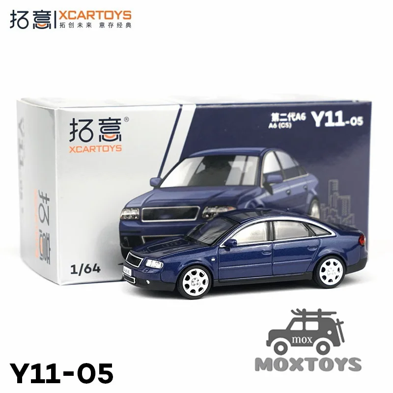 

Xcartoys 1:64 second generation A6 Dark Blue Diecast Model Car