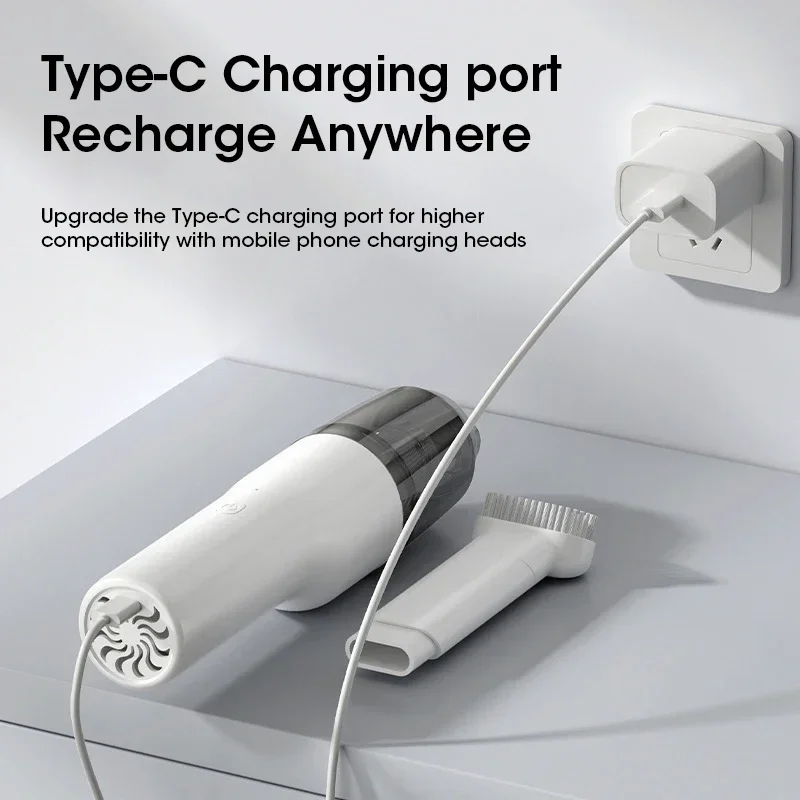 Mini Wireless Vacuum Cleaner Multifunctional Car Vacuum Cleaner Portable and Powerful Cleaning Tool for Home Car Vacuum Cleaning