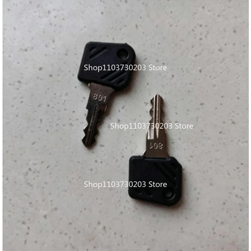 Suitable for Electric Forklift & Farm Tractor Ignition Key 801 802 Aftermarket Replacement Spare Parts 2Pcs