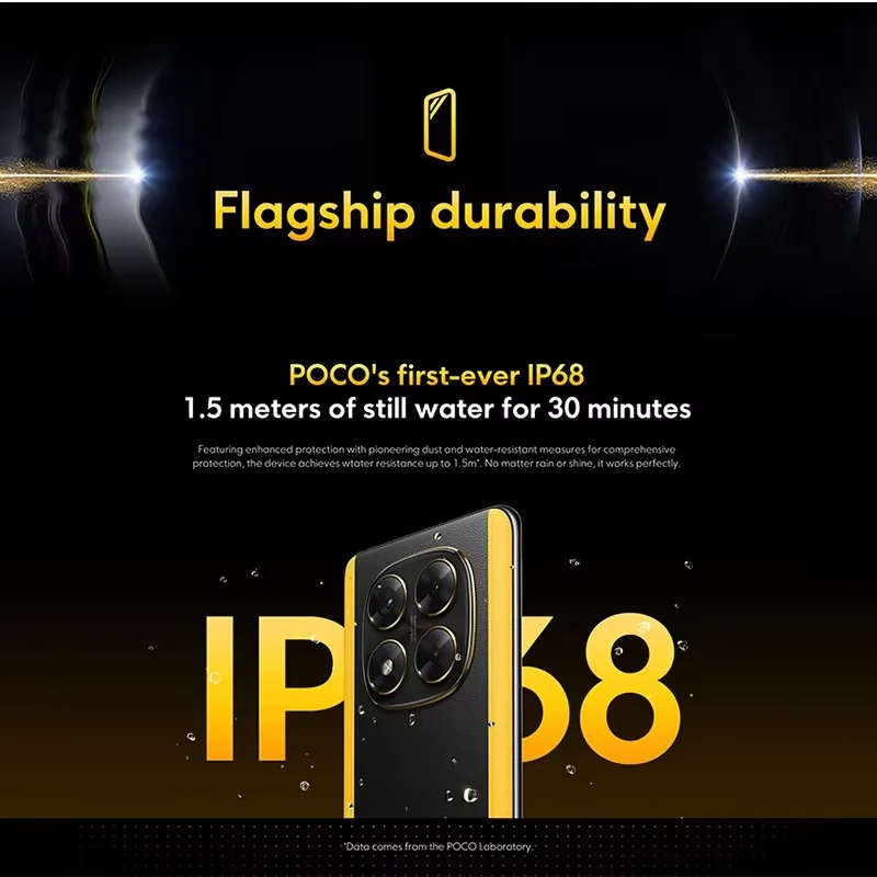 الإصدار العالمي POCO X7 5G الهاتف الذكي MediaTek الأبعاد 7300-Ultra IP68 بطارية 5110mAh 50MP 1.5K 120 هرتز عرض هاتف Xiaomi المحمول #5