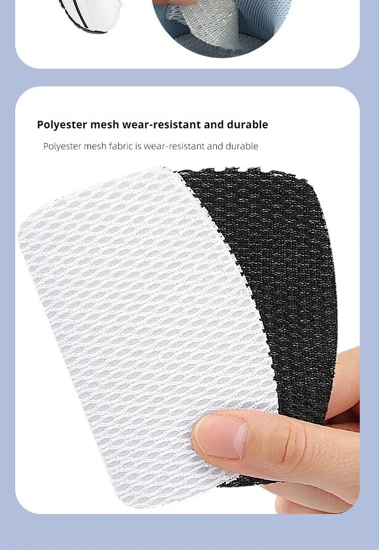 2 Stück/6 Stück Mesh-Sneaker-Patches Selbstklebende Anti-Abrieb-Fersensticker Sneaker-Fersenprotektoren Fersenreparatur Fußpflegeprodukte – Detail 7