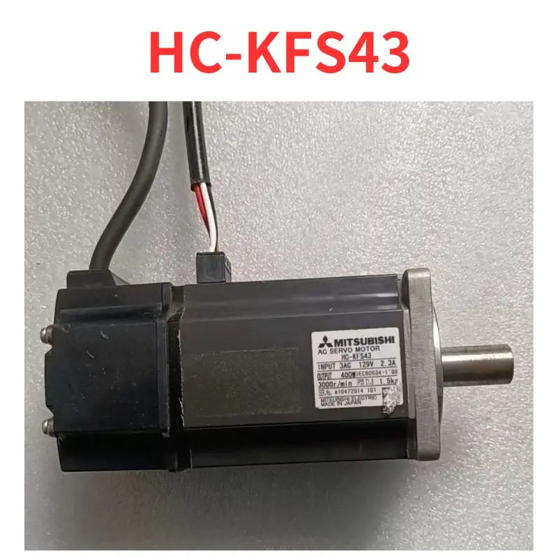 

Second-hand HC-KFS43 servo motor tested OK