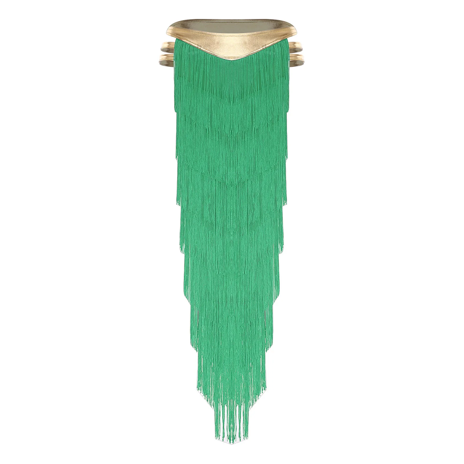 Women's Tassel Chacha Tango Latin Dance Costumes Raves Outfit Slit Skirt Belly Dance Performance Costume Adults Fringe Skirts