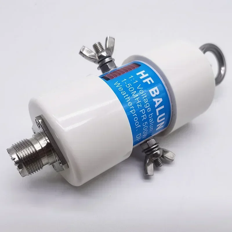 Новый 1-50 МГц 500 Вт ВЧ балун DIY водонепроницаемый коротковолновый балун с антенной 1:1 балун напряжения с разъемом UHF (SO-239)