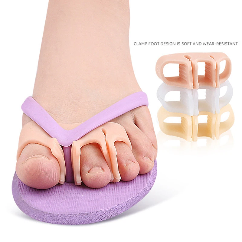 Silicone Gel Thumb Corrector, Bunion Foot Toe, Hallux Valgus Protector, dedo alisador, ajustador, Foot Care Tool, 1 Par