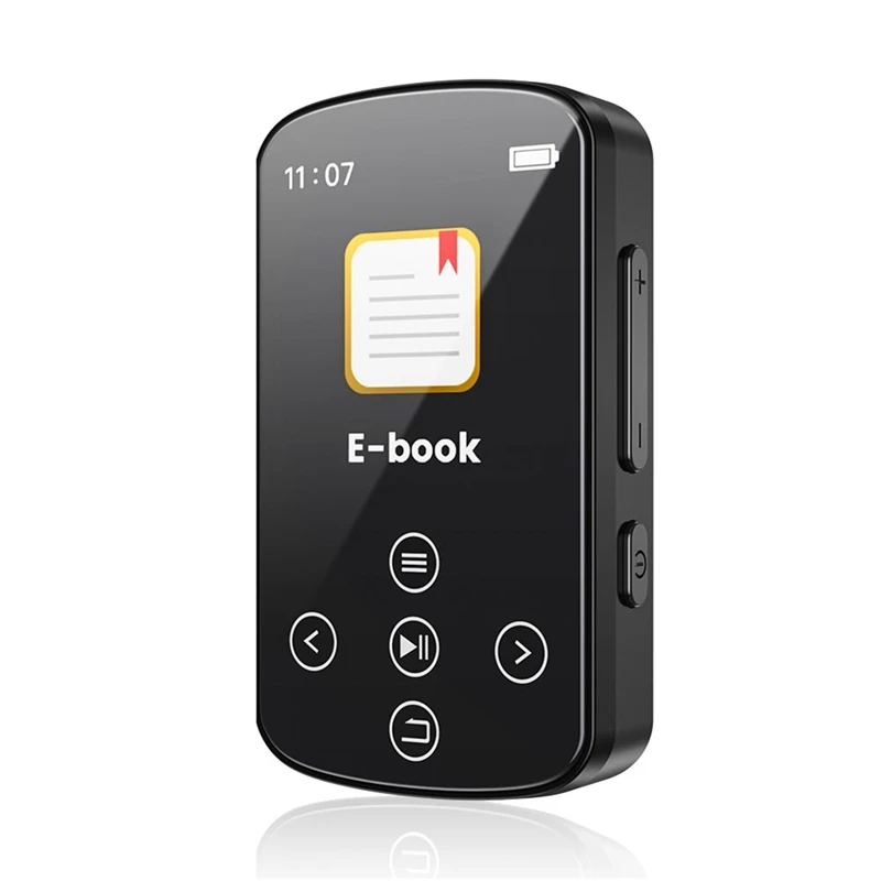

Bluetooth MP3 Player Portable Sport Back Clip Music Player Hifi Sound Sports Player 1.5 Inch Screen With FM Radio E-Book 32G