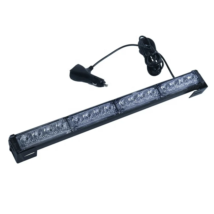 

17inch High Visibility LED Strobe Flashing Light Bar Traffic Advisor Dual Color Strobe Lights Lightbar