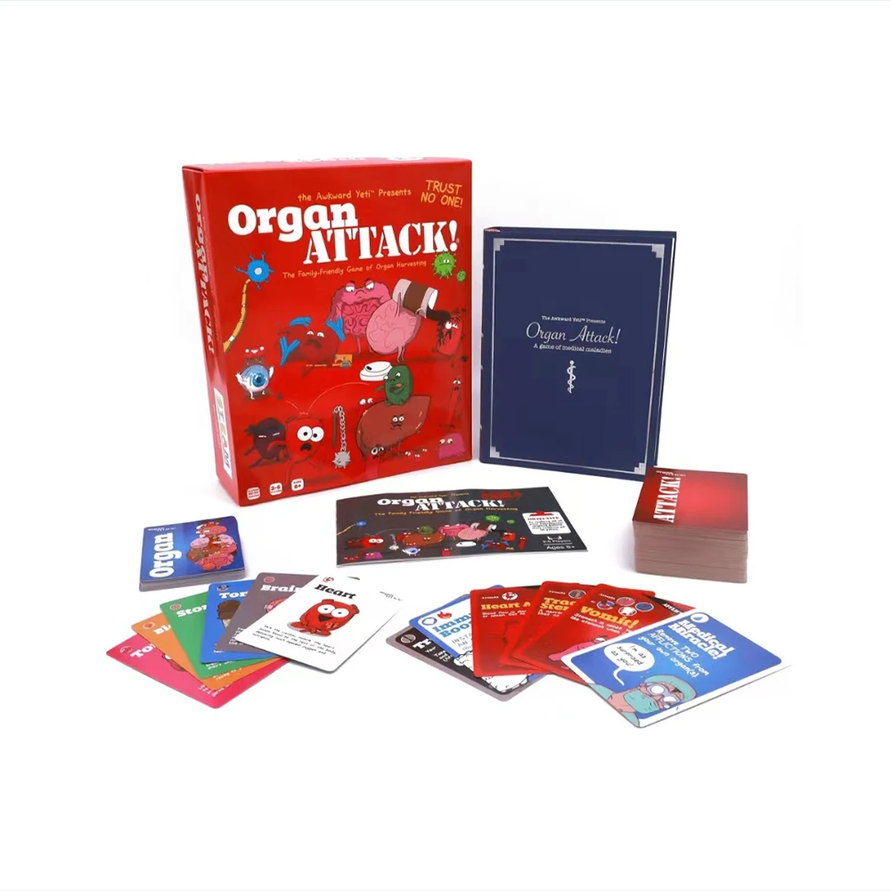 Organ Attack! Tabletop Card Game - Pop Bunny Board games