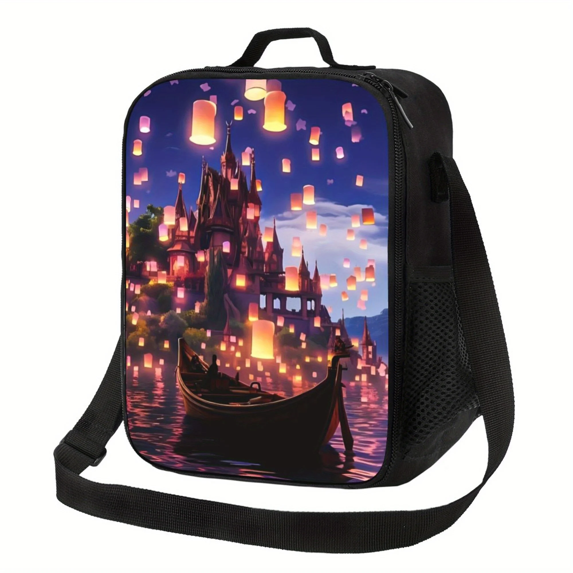 

1pc Kongming Lantern Pattern, Portable Reusable Cooler Bag, Insulation Lunch Bag, Essential for Camping Picnic Beach