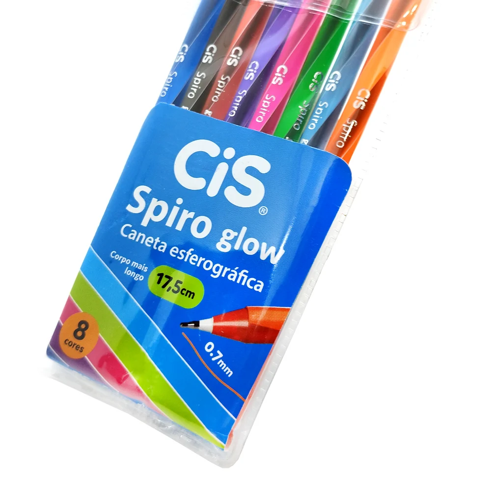 Colorful Spiro CiS GLOW Pen-8 Colors