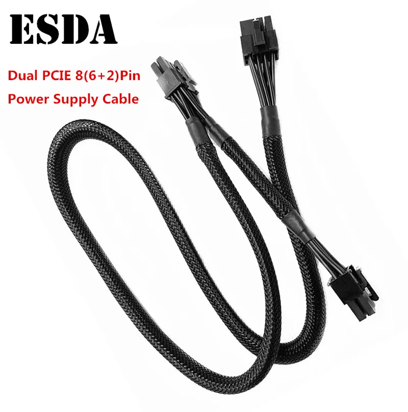 Antec SP1300W وحدات كابل إمداد الطاقة اللوحة 24Pin ATX المزدوج 8Pin 6 + 2 دبوس PCIE وحدة المعالجة المركزية 8Pin 4 + 4 دبوس كابل إمداد الطاقة