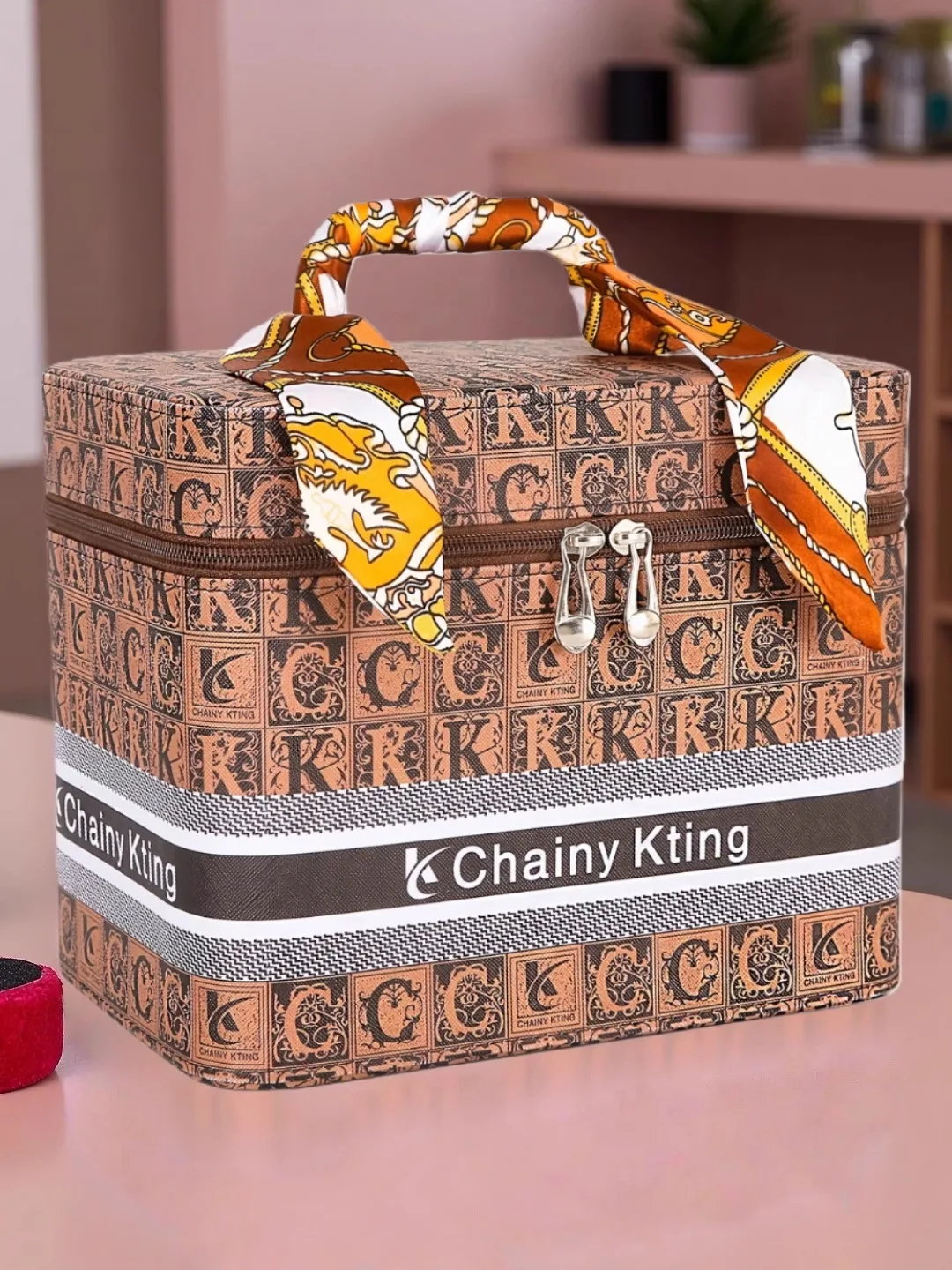 large-capacity-portable-women's-makeup-bag-multi-layer-storage-box-handheld-cosmetic-organizer-ins-inspired-trending-suitcase