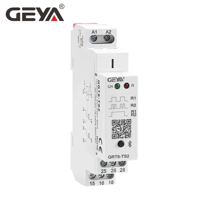 GEYA GRT8-TS Phone Bluetooth Android APP Bluetooth Timer Relay Remote Control Timer Switch 16A AC/DC24V-240V