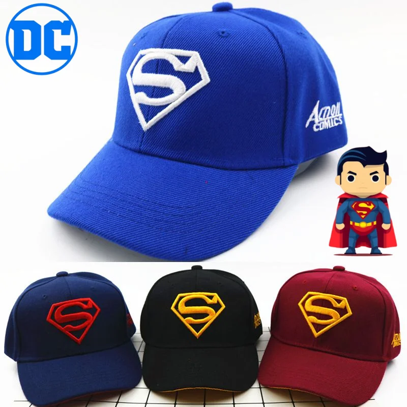 

Крутая DC Супермен новая унисекс креативная аниме мультфильм вышитый узор простая модная повседневная универсальная портативная бейсболка