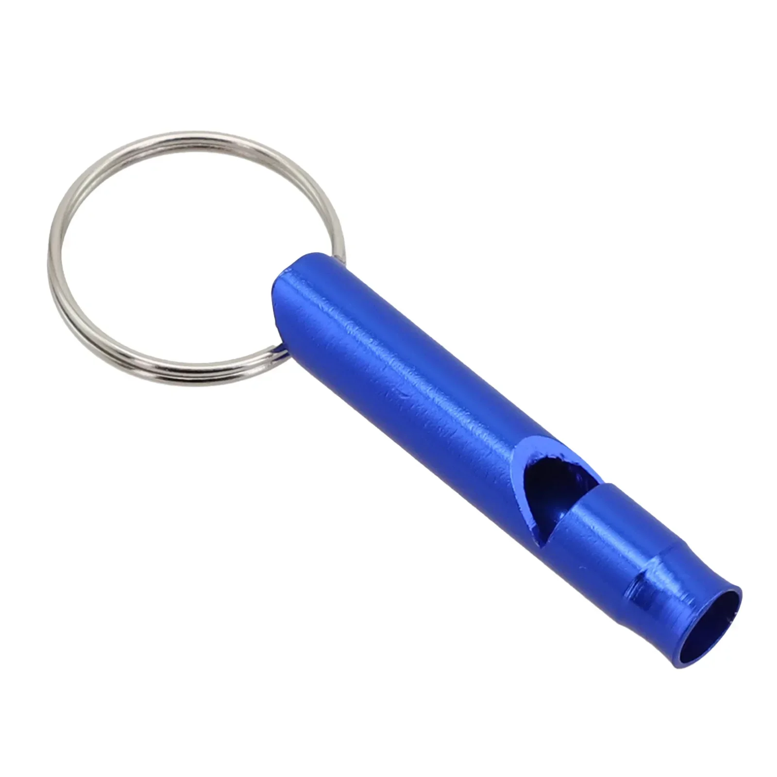 1pc Mini Survival Metal Whistle Aluminum Alloy 45x8mm For Training Pets Dogs Birds Outdoor Survival Camping Hiking Accessories