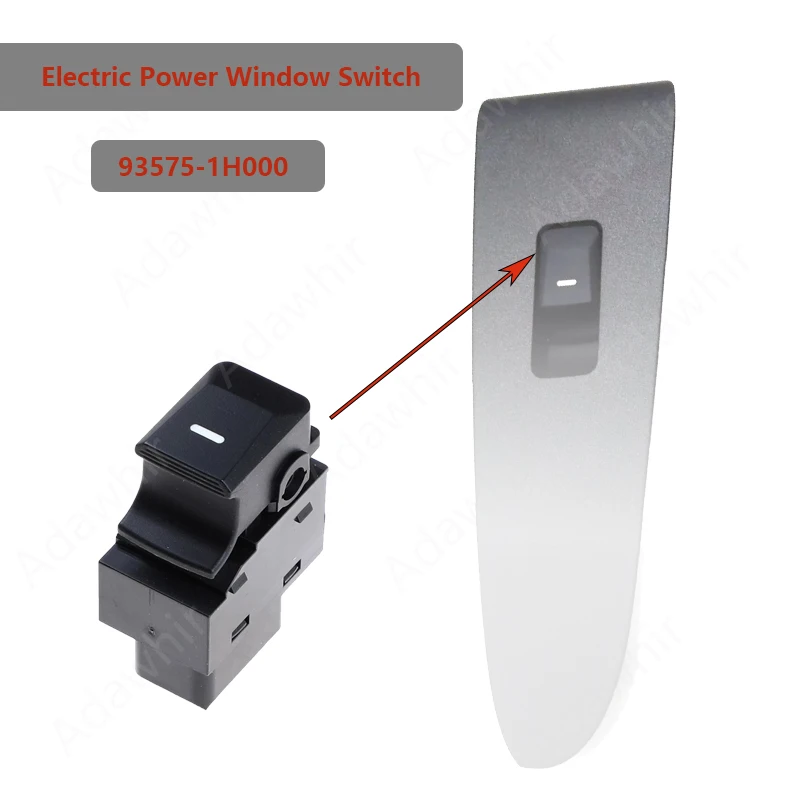 Window Control Switch/Window Lifter Switch For Hyundai Kia Sportage OEM 93575-1H000 935751H000 369510-1000 3695101000