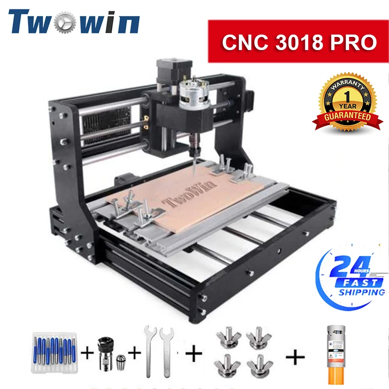 

3018 PRO CNC Laser Engraver Machine 20W Engeaver Router GRBL ER11 DIY Recorder Portable 3D Printer Metal PCB Wood Milling Cutter