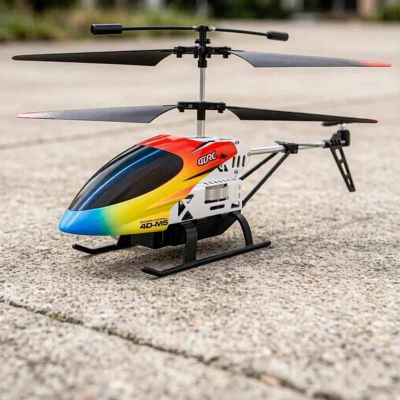 

Hot M5 Remote Control Helicopter Height-Fixed 3.5/4.5 RC Aircraft With Gyroscope And Lights Drop-Resistant Drone Model Toy Gifts