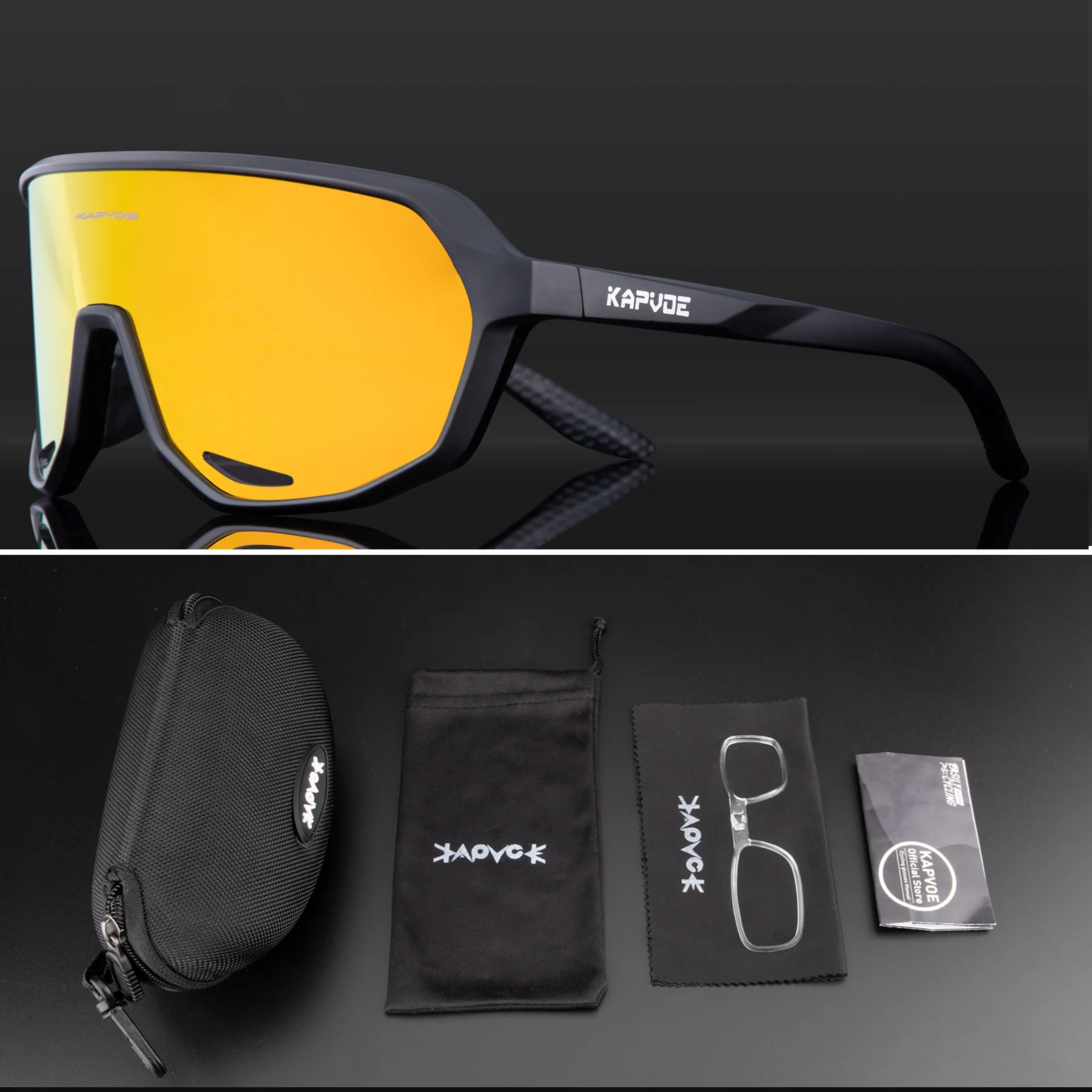 

Kapvoe Cycling Sunglasses for Man Driving Bicycle Cycling Glasses Women MTB Road Mountain Bike Outdoor Sport Goggles UV400