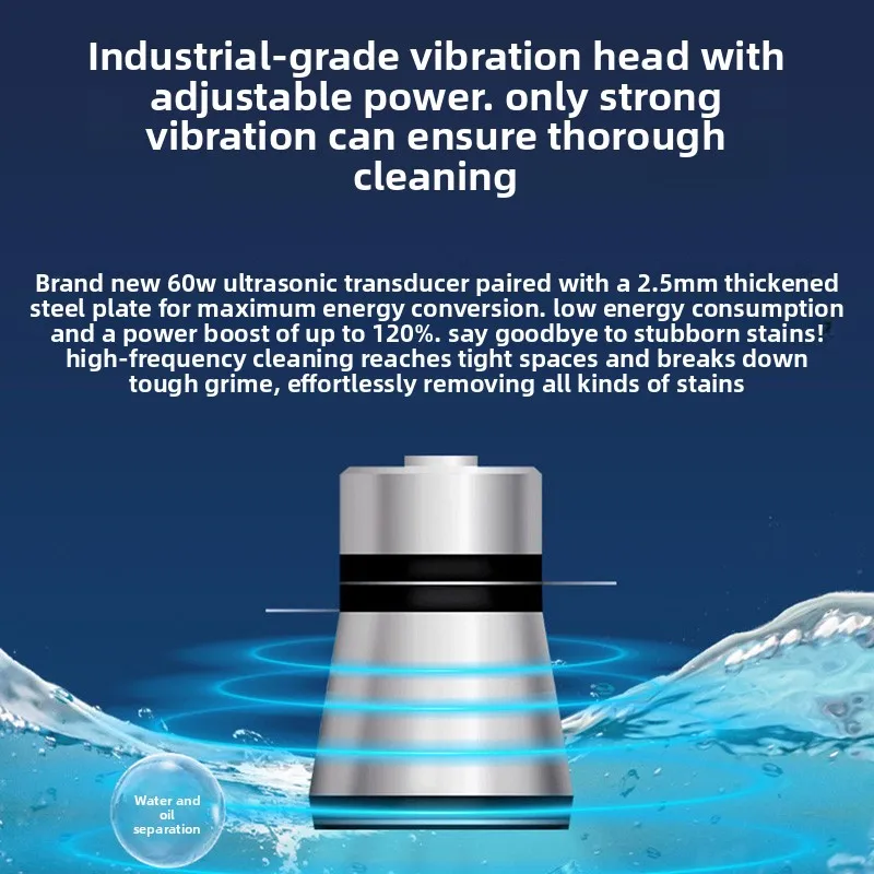 Industrial Ultrasonic Cleaner Large Capacity Commercial Cleaning Machine for Oil Rust Removal