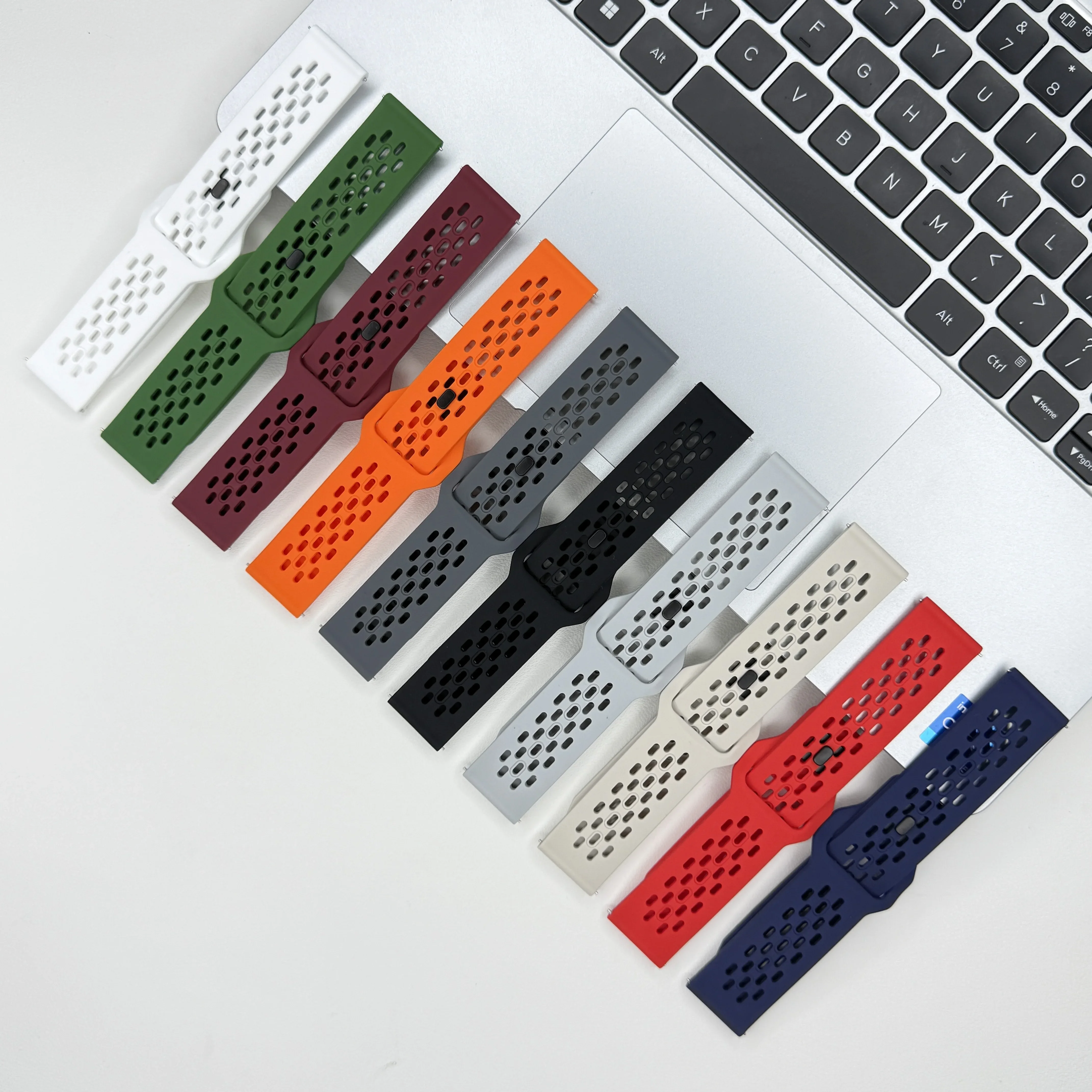 20 مللي متر حزام تنفس الرياضة الفرقة لساعة سامسونج جالاكسي 7 FE 6 5 4 40 مللي متر 44 مللي متر Watch5 Pro 45 مللي متر