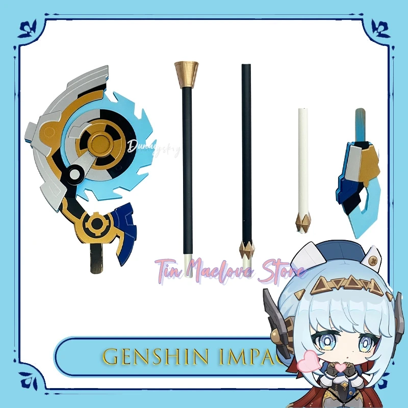 

Genshin Impact Ineffa 코스프레 의상 Weapons Props Model Halloween Christmas Fancy Party Costume Accessories Wig Shoes Costume Party