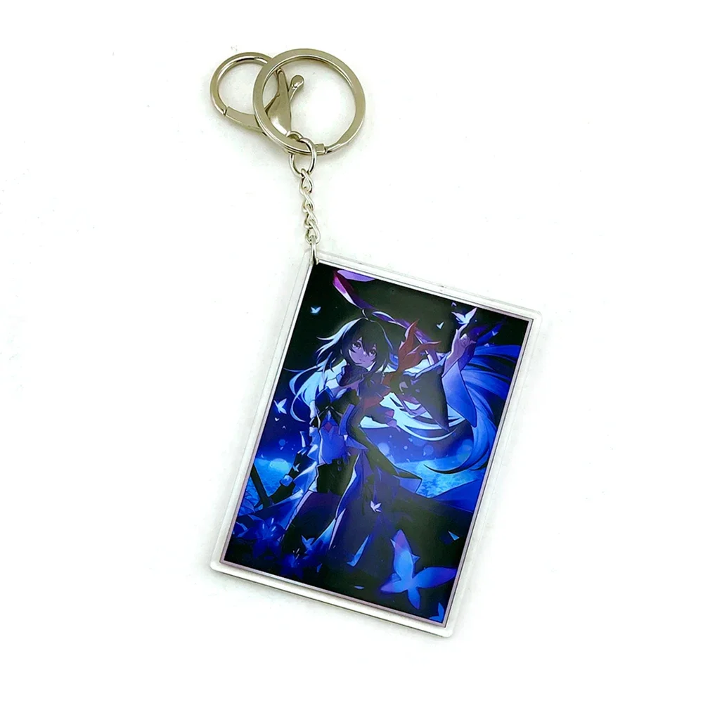 Honkai Star Rail Light Cone In the Night character Seele acrylic pendant hangs backpack charms card Key holder chain