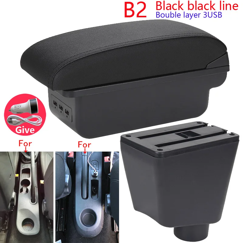 Voor Renault Clio 4 Armsteun Voor Renault Captur Clio 3 III IV Auto Armsteun Doos Accessorie Opslag Onderdelen Gewijd Interieur Retrofit - afbeelding 1