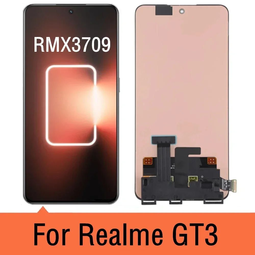 

6.74 "AMOLED For Realme GT3 LCD Display Touch Screen Digitizer Assembly, RMX3709