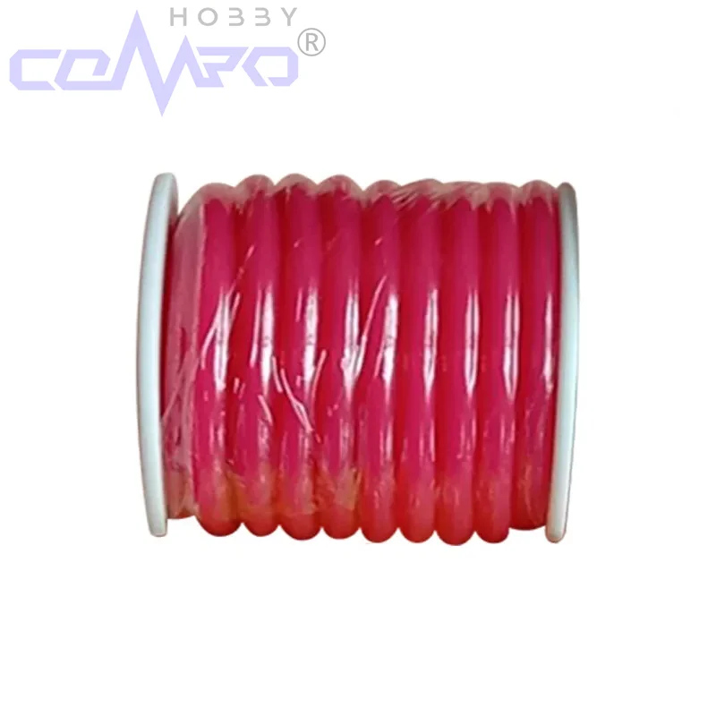 5M Silikonowa Przewód Paliwowy 1 Rolka D5x2.5mm Przewód Paliwowy Silnik Nitro (Żar) Do Modelu Samolotu RC Akcesoria Do Zbiornika Paliwa 6 Kolorów