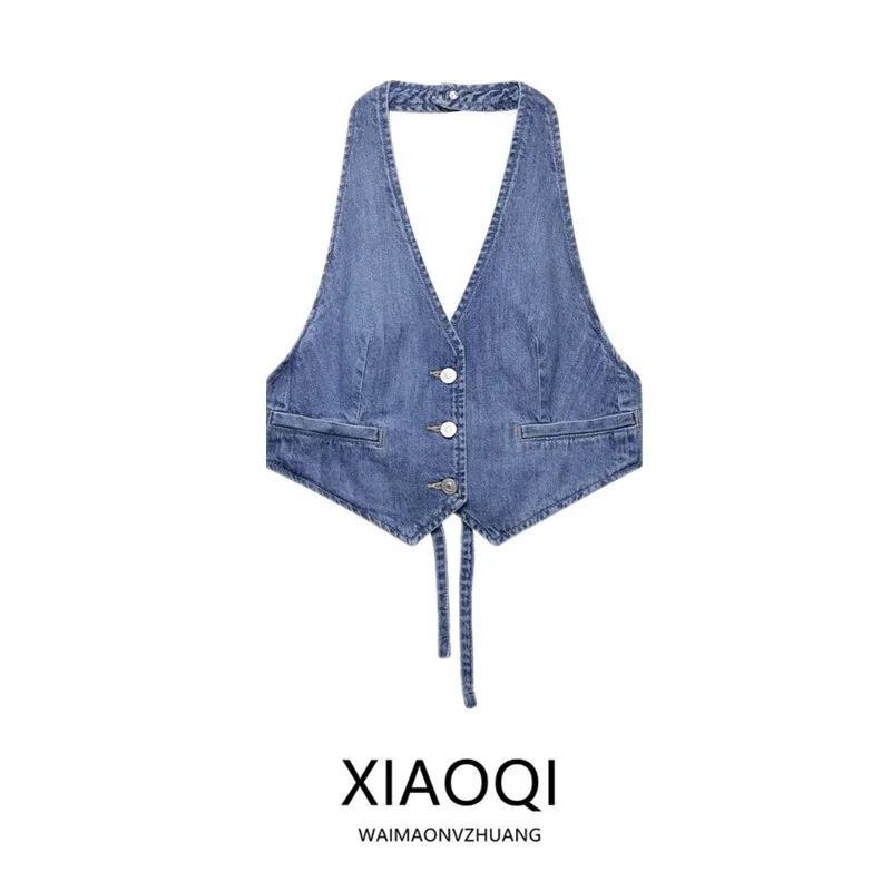 

Faionable Denim Bal Collar Top Women's Clothing Versatile Spring 2025 New Arrival ort Length Other Material 00%