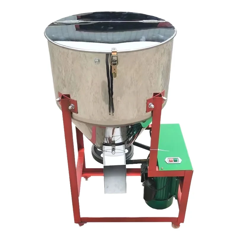 

New 304 Stainless Steel Mixer For Small Households Electric Motor Animal Feed 220V/380V Capacity High Efficiency