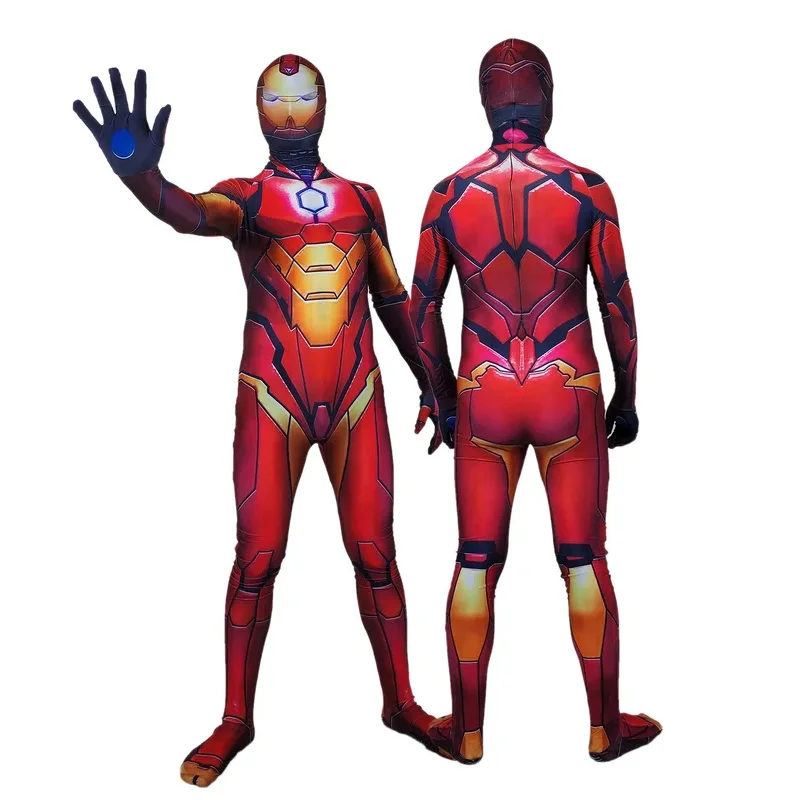 愛する家族ハロウィンスパイダースーパーヒーローコスプレ衣装全身タイツスーツアイアンとマンパーティースーツ大人子供 Ju 2025 新しい