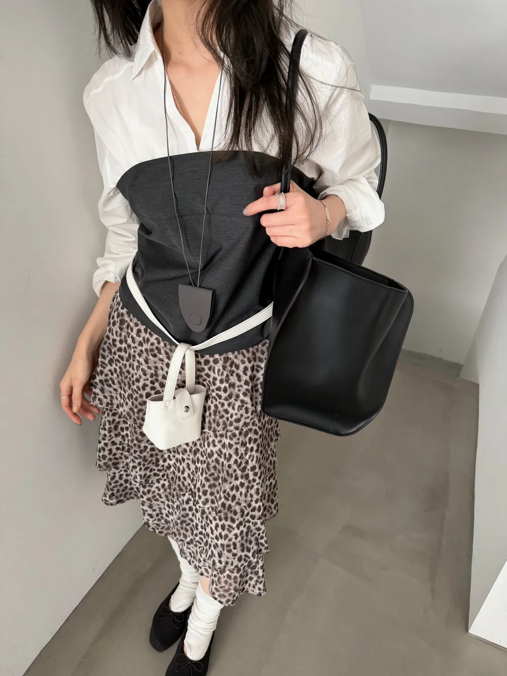 

Lilian EVE Gentle Style Collar Versatile Top Comfortable Breathable Korean Style Women's Shirt Long Sleeve Pure Color