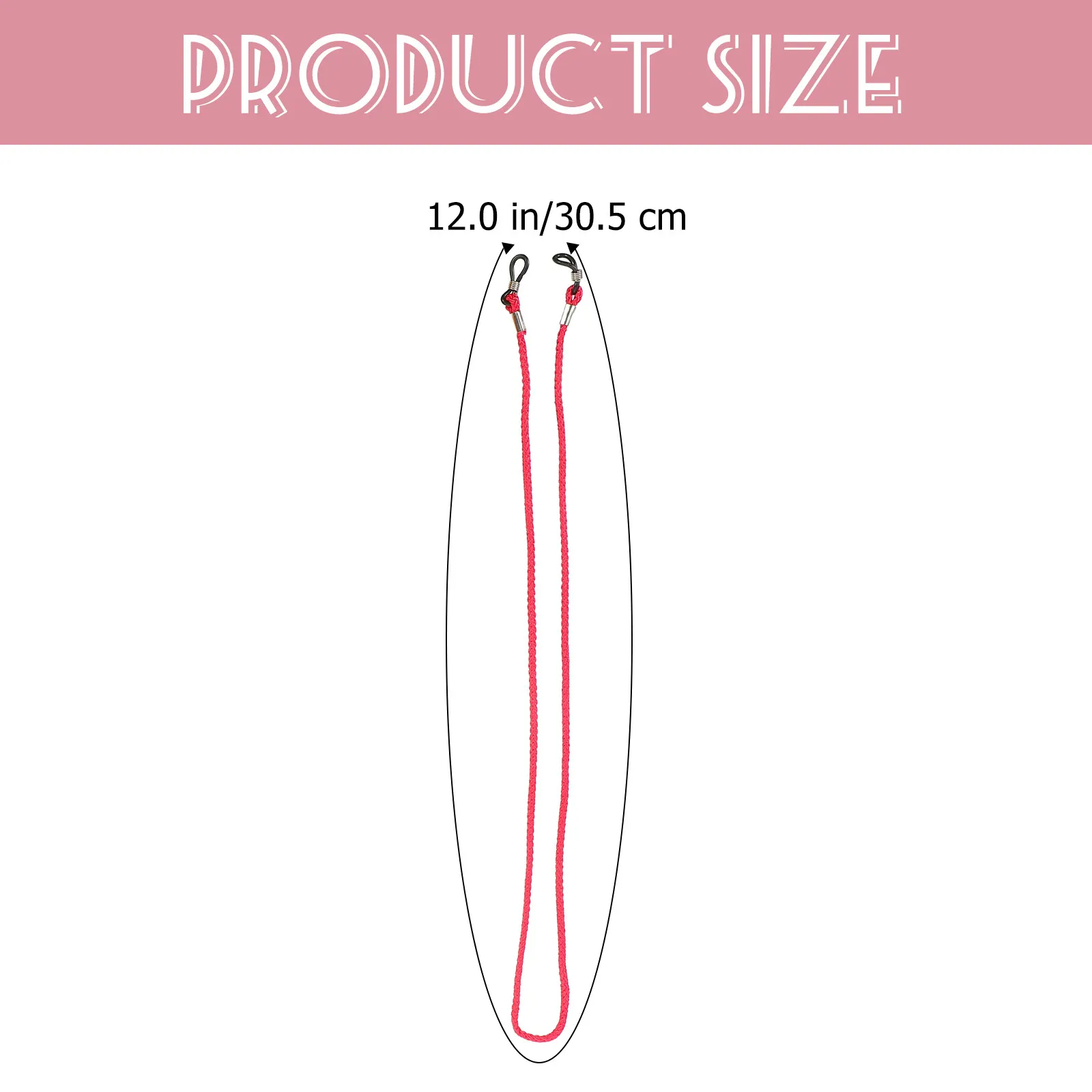 12Pcs Anti-Slip Eyeglasses Cords Premium Wear-Resistant Straps Flexible Strong Hold for Neck Arm Head Mount Running Hiking