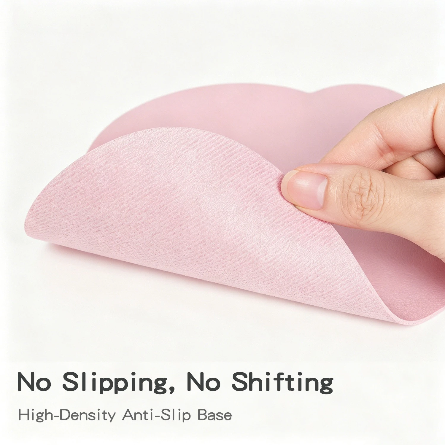 Simple Cloud Mouse Pad Solid Color Cute Non-Slip Small Desk Mat Soft Comfortable For Office Study Gaming White Pink Leather Pad