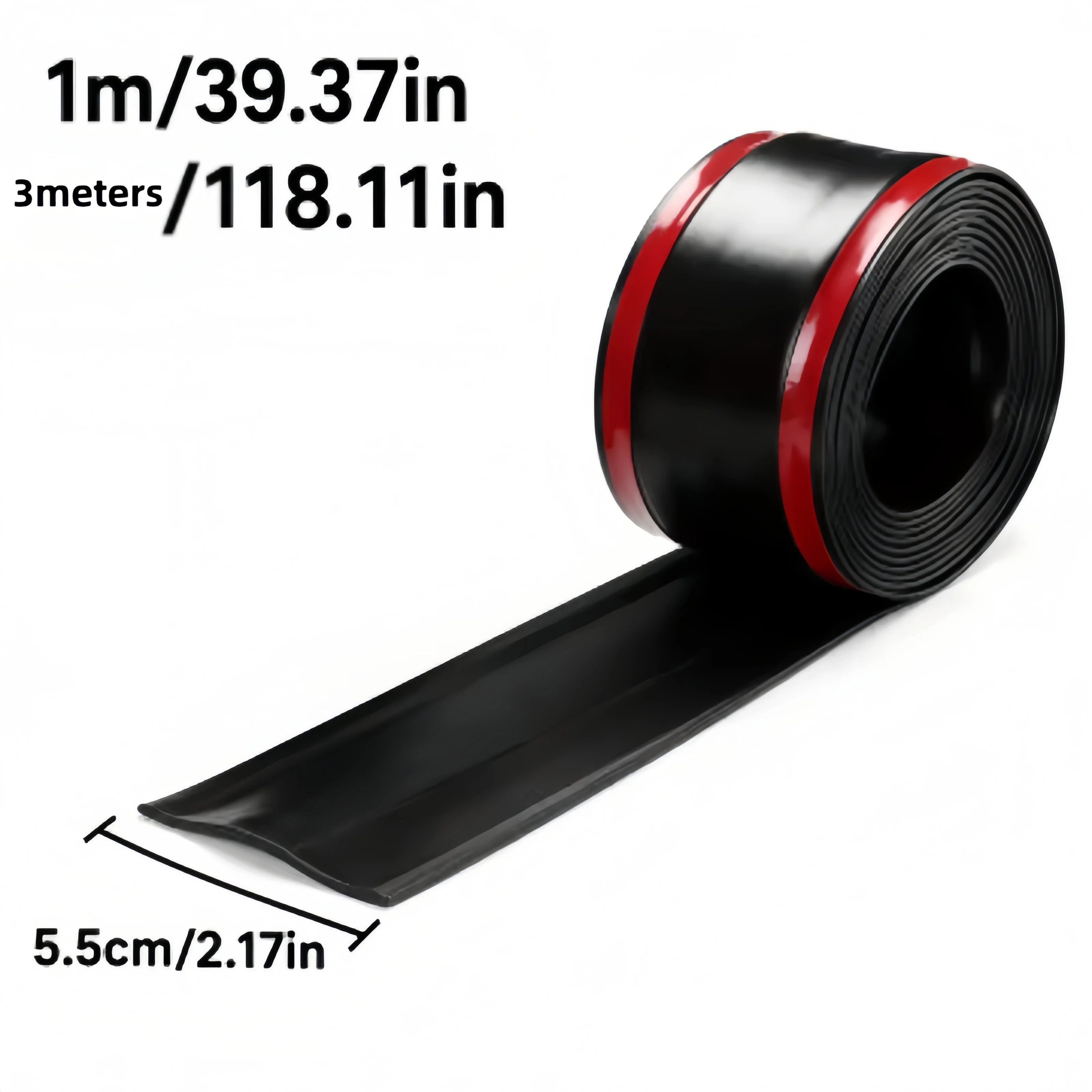 1/3meters×5.5cm Cord Hider, Flexible Self Adhesive Wire Cover Raceway for Wall Baseboard, Cable Management Channel Home Office