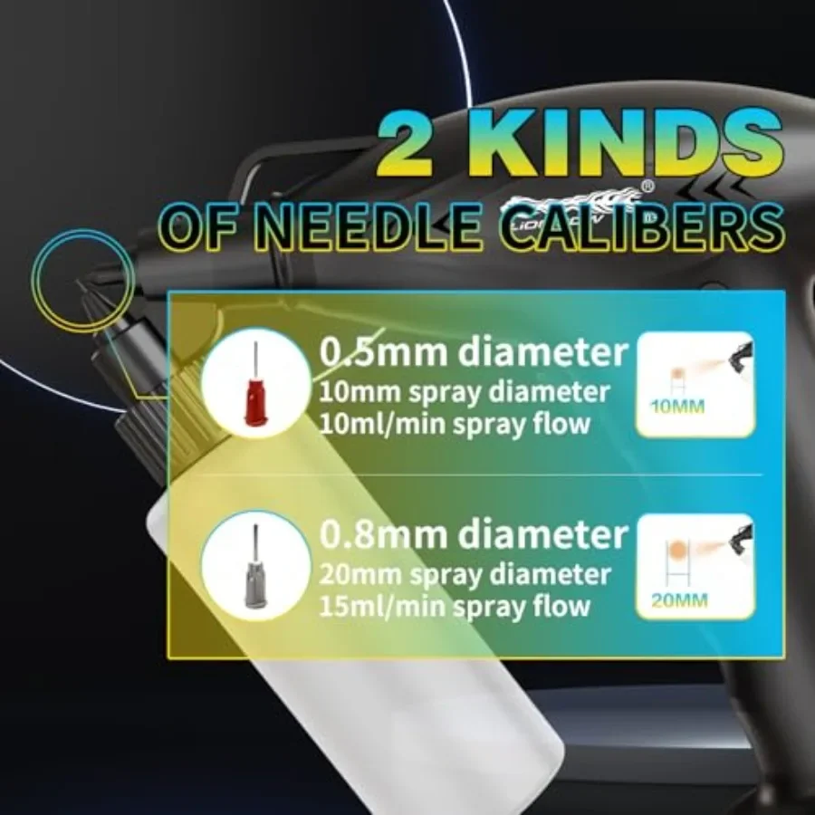 Pistola pulverizadora de pintura eléctrica de mano con alta potencia y diseño inalámbrico portátil para reparación de pintura de gabinete de pintura de coche