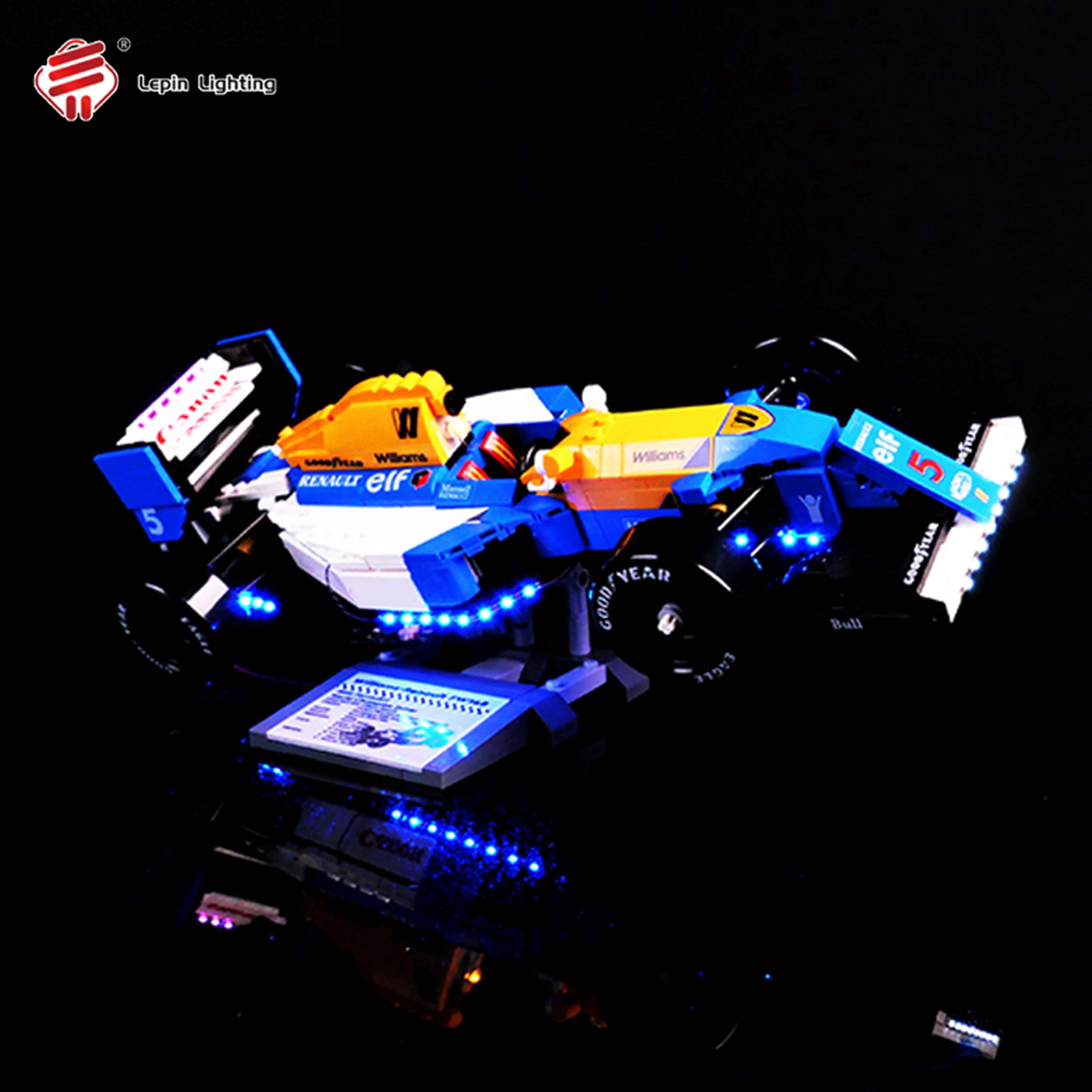 Kit de luz LED DIY Compatible con modelo de coche de carreras 10353, juego de bloques de construcción, accesorios de iluminación con Control remoto, regalo de exhibición